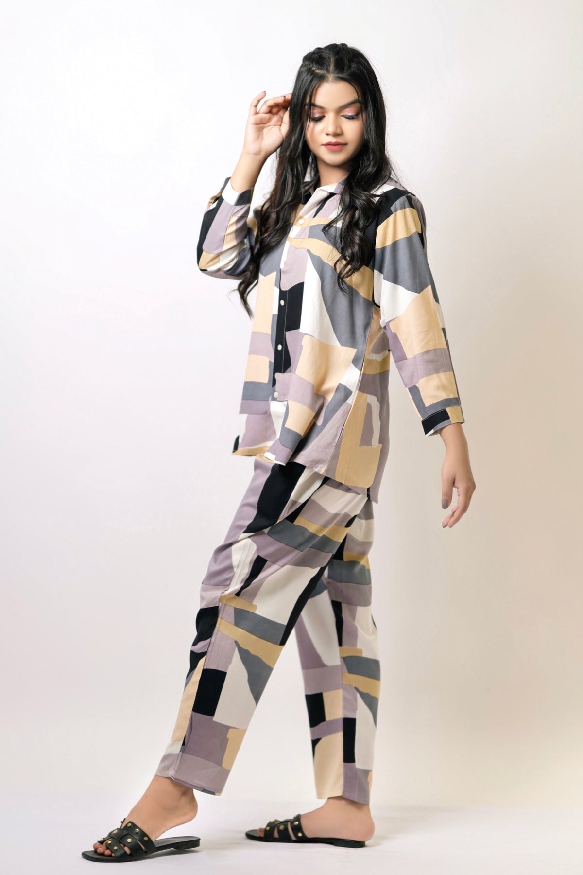 Abstract print co-ord set